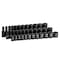 Capri Tools 3/8 in. Drive Shallow, Semi-Deep and Deep Impact Socket Set, SAE, 5/16 to 1 in., 36-Piece CP53000-36SSXD - alternate 1